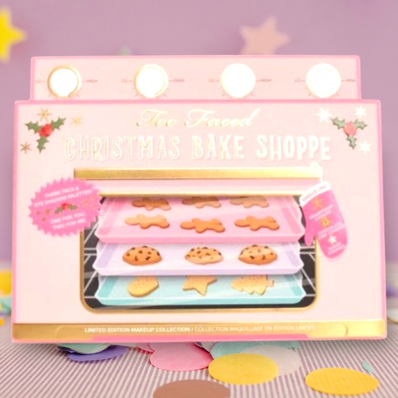 Too Faced Limited Edition Christmas Bake Shoppe Makeup Set Brand New in Box NIB - Picture 8 of 8